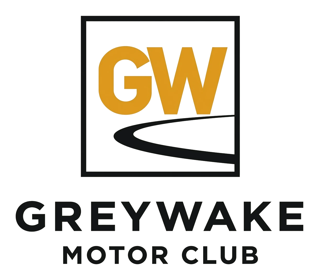 Greywake Motor Club — fictional brand mark